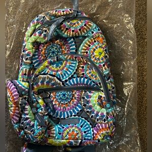 Vera Bradley Compact Backpack Sunny Medallion